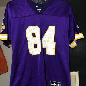 Randy Moss Viking jersey kid size large puma